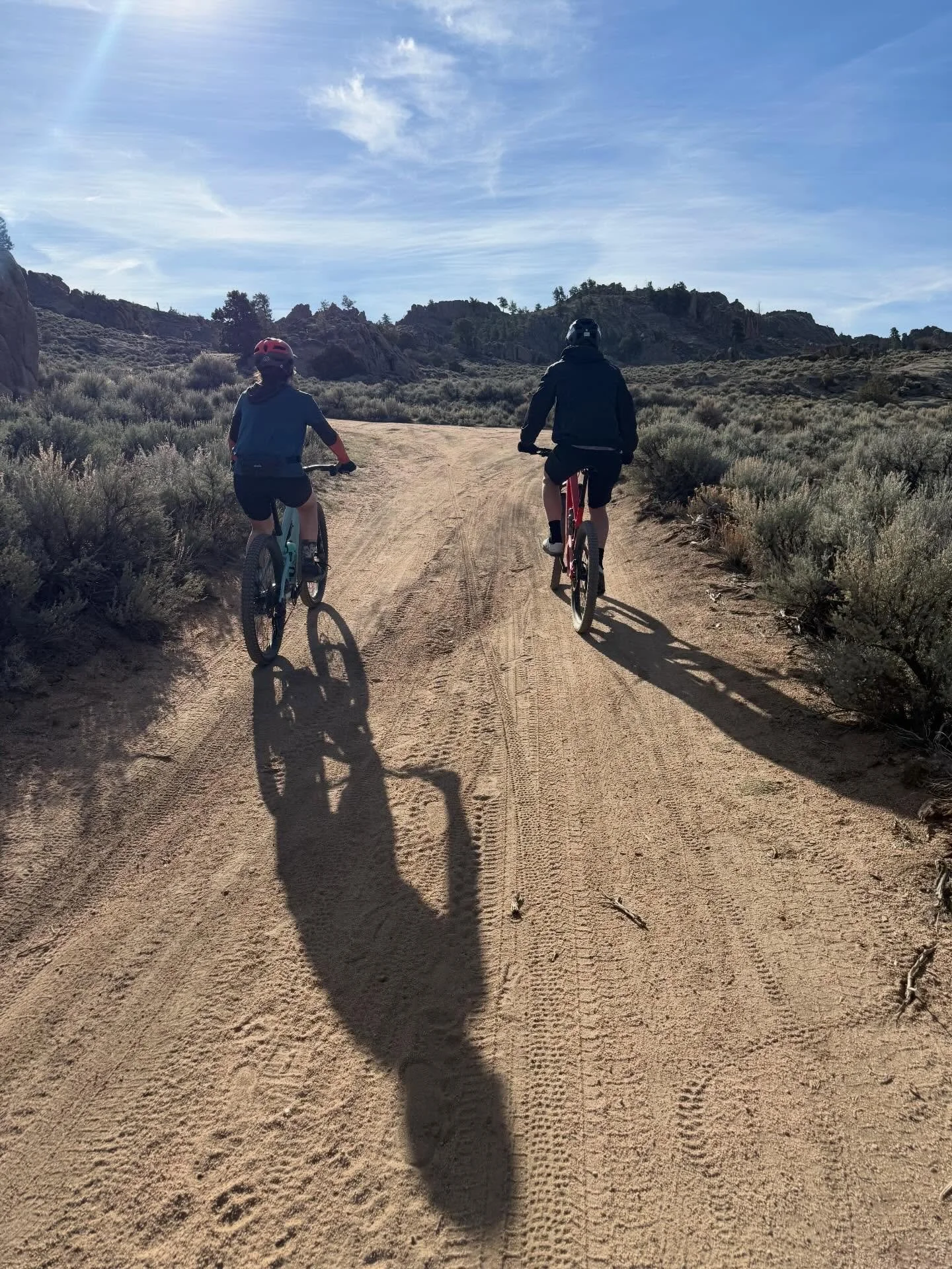Transitioning our adventures to biking a little early this year!  We&rsquo;re rolling with it 🚴 apr&egrave;s either way with a glass of ros&eacute;. Gunnison Tasting Room open Monday-Thursday 11am-5pm &amp; Friday/Saturday 2-7pm.