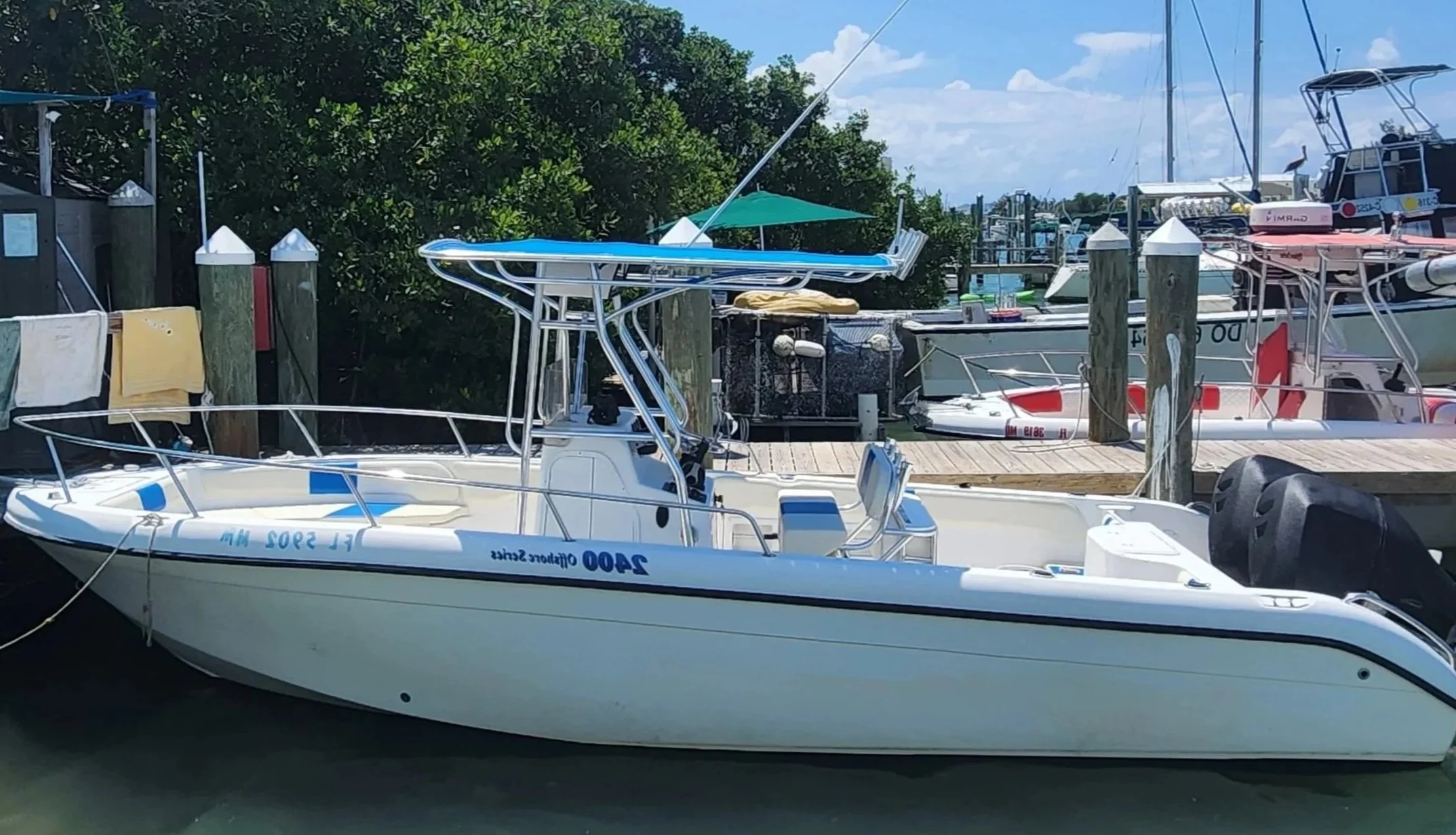 24 ' "BLUE" SEACHASER (TWIN ENGINE)