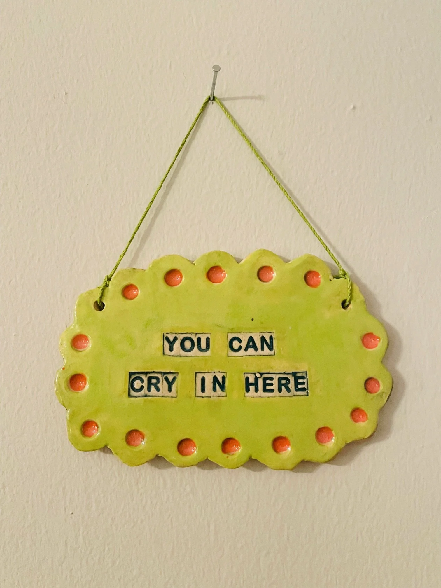 You Can Cry in Here Tile