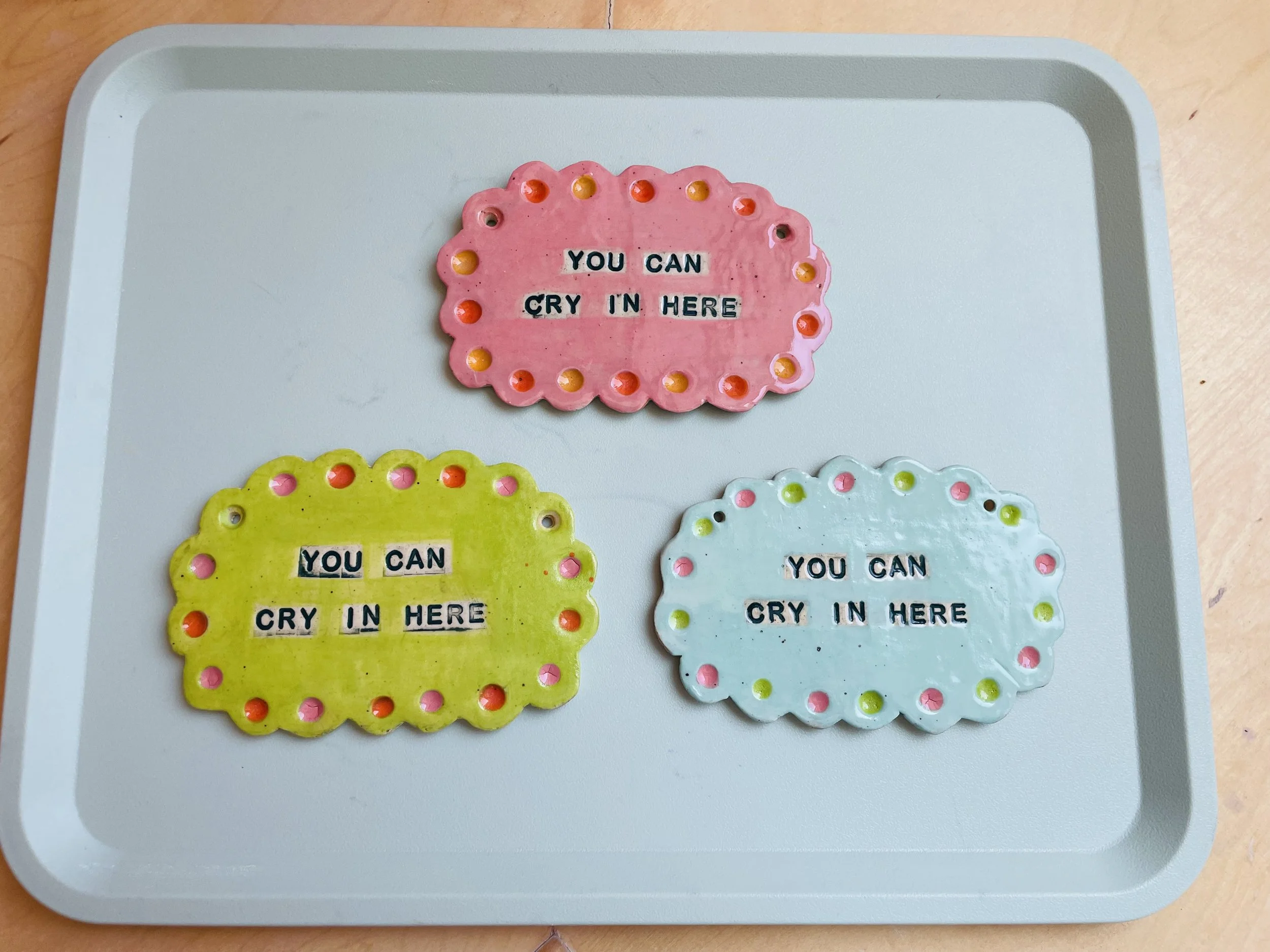 You Can Cry in Here Tile