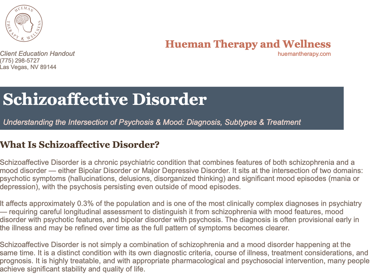 Schizoaffective Disorder