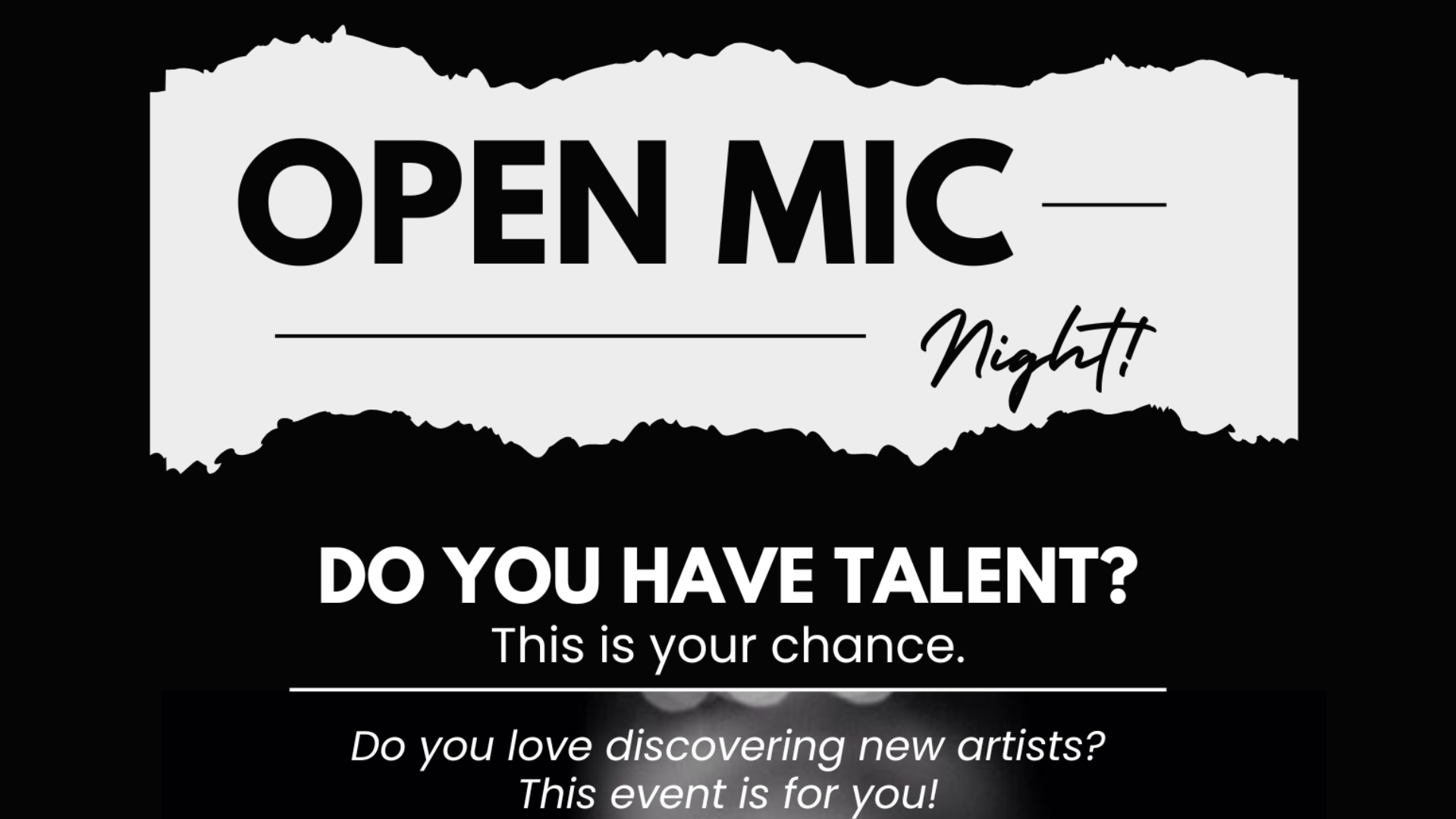 Open Mic Night