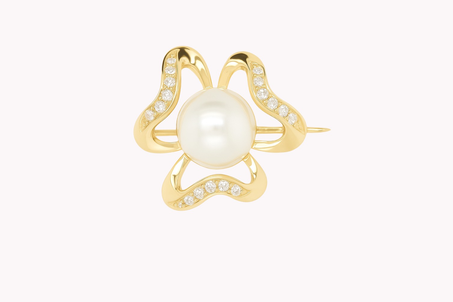 South Sea Pearl Brooch