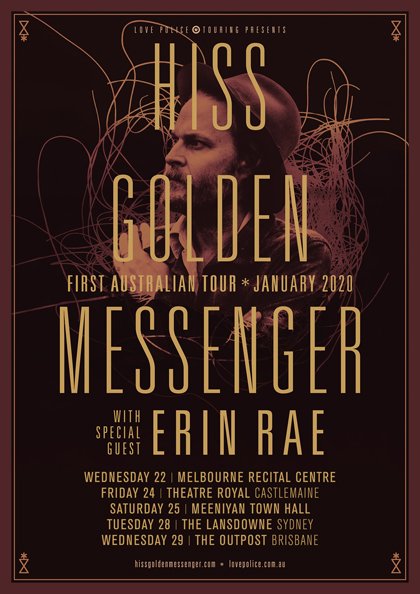 HISS GOLDEN MESSENGER 2020 – CANCELLED