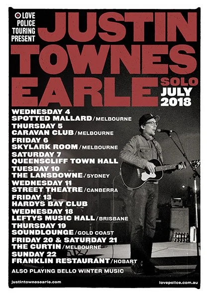 JUSTIN TOWNES EARLE 2018 – CANCELLED