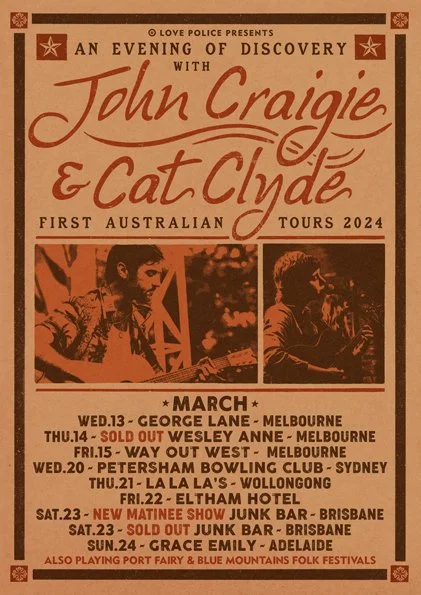 JOHN CRAIGIE &amp; CAT CLYDE