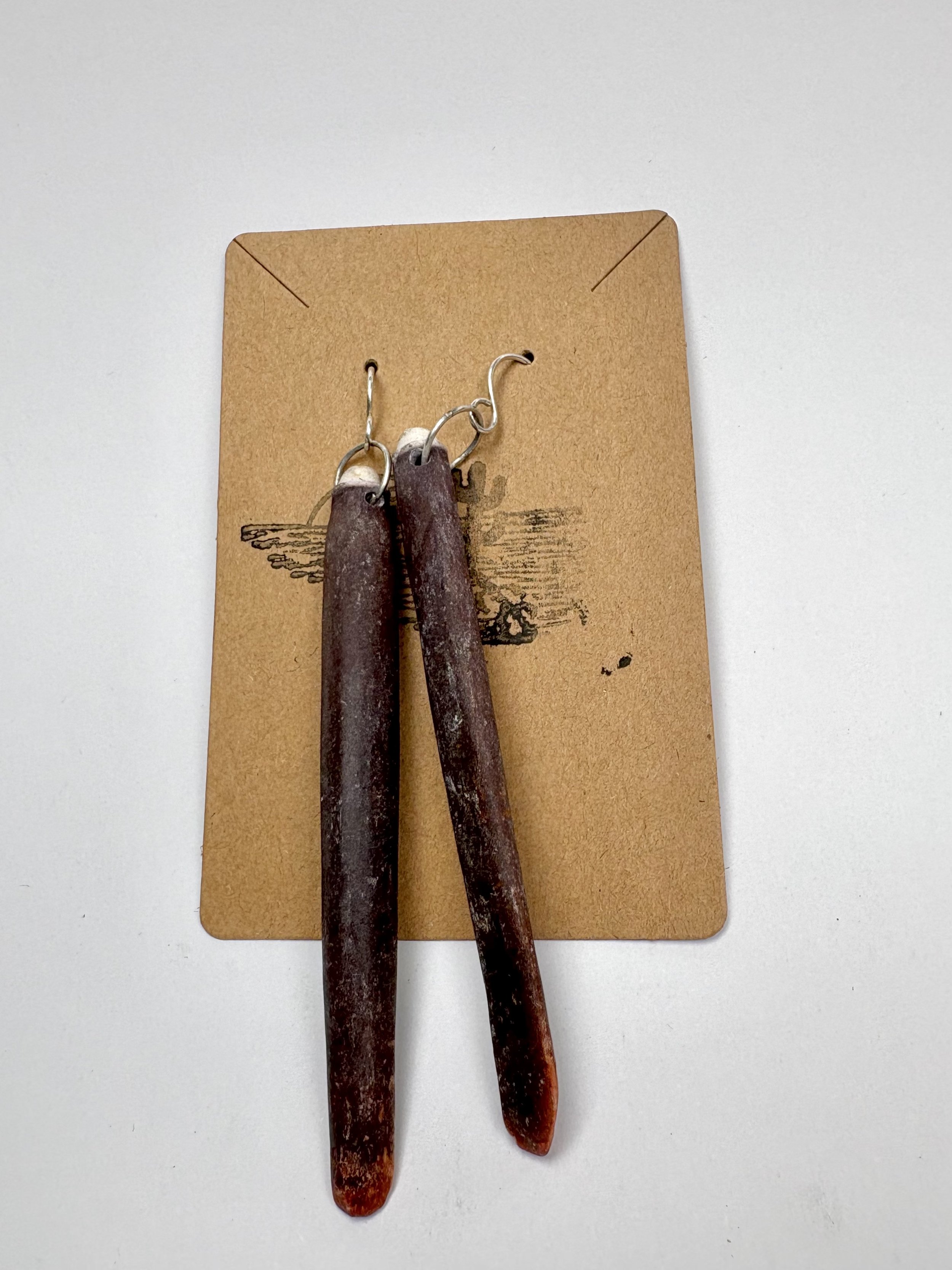 Sea Urchin Spine Earrings- large (1)