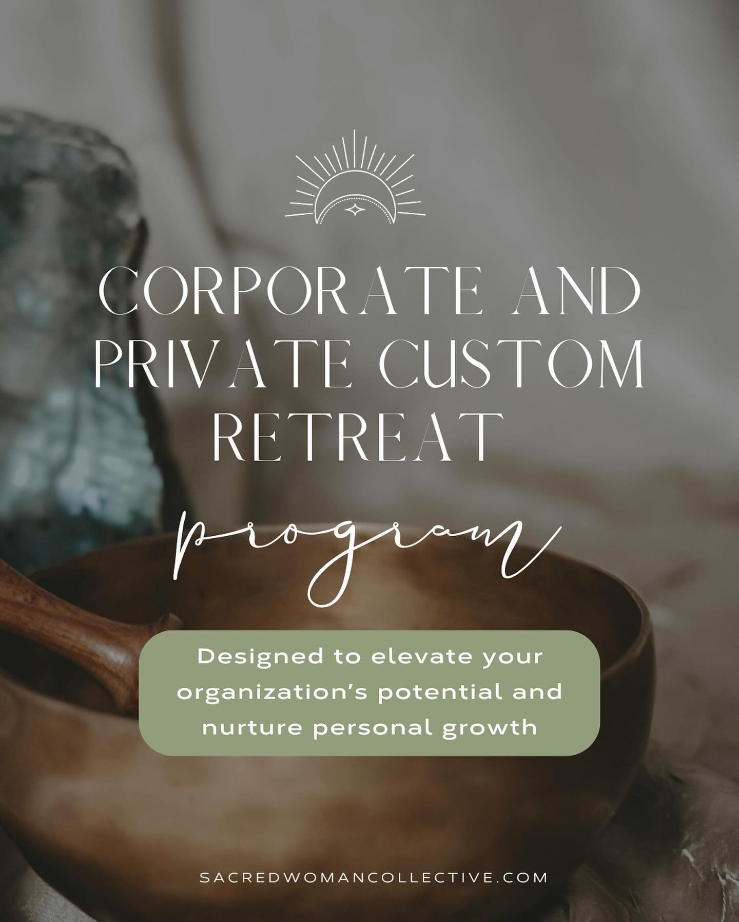 Private, custom, corporate. You choose. The point is that we all need it, even the ones who think it&rsquo;s woo woo. Let me share a little story. We host an annual corporate retreat for a company based in Maryland, it&rsquo;s an optional retreat for