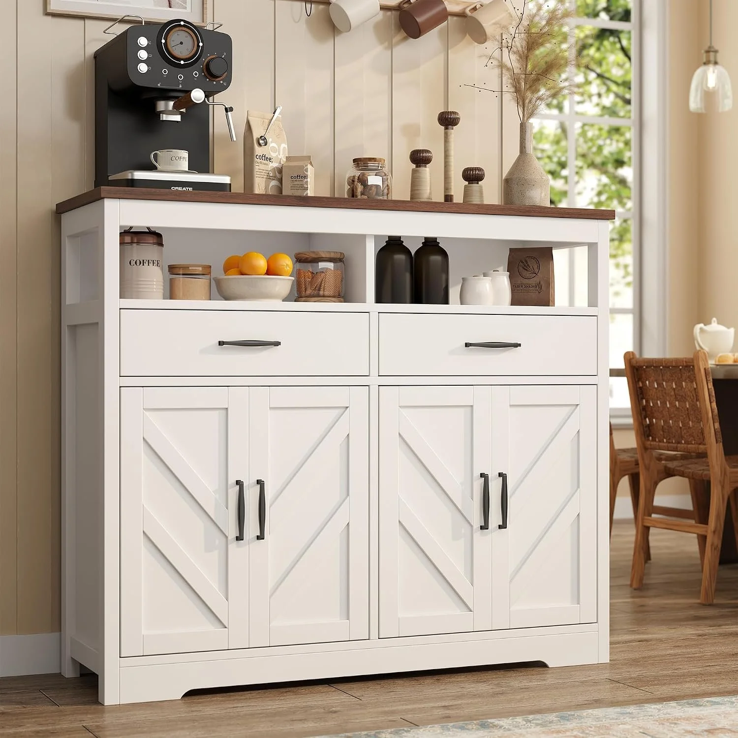 Knoworld 47'' Kitchen Cabinet Buffet