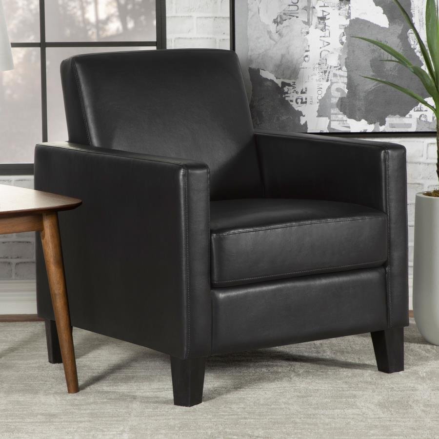 ACCENT CHAIR BLACK 909478