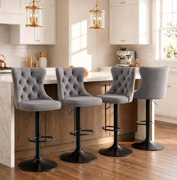 Waully Bar Stools Set of 4