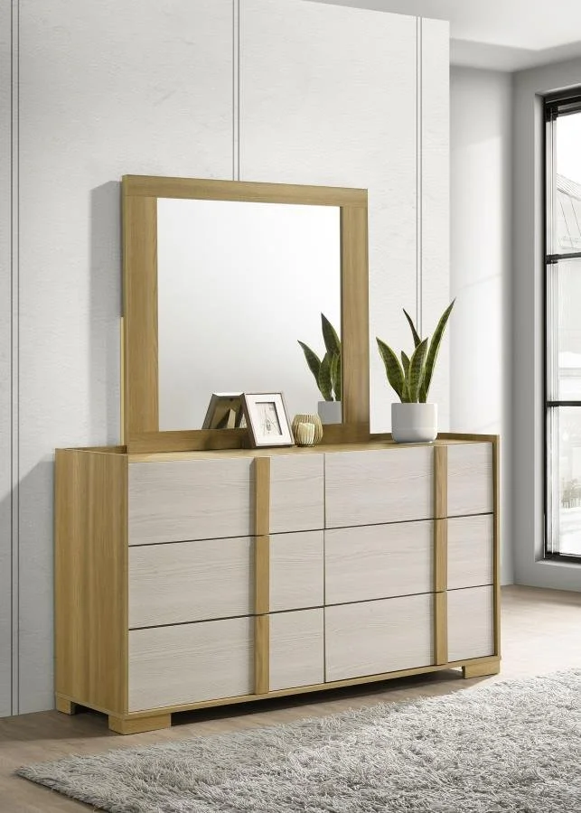 215653M Hyland 6-drawer Dresser with Mirror