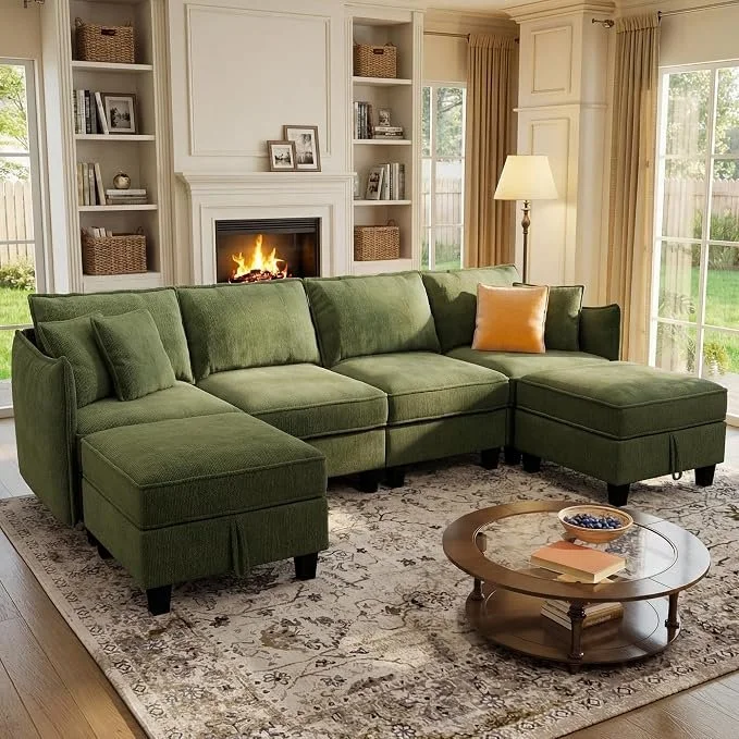 WORTHFURNI MODULAR SECTIONAL 112''