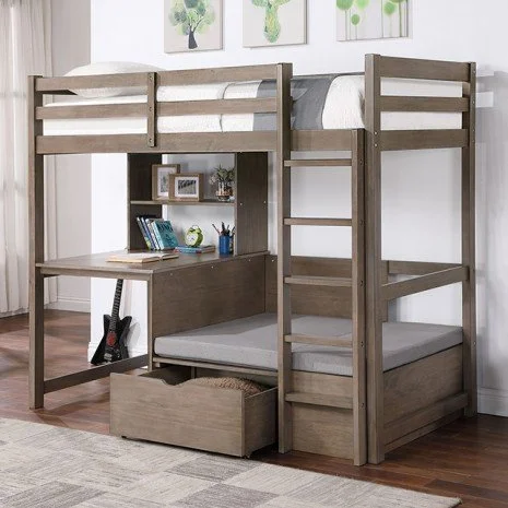 Callistus Twin Workstation Loft