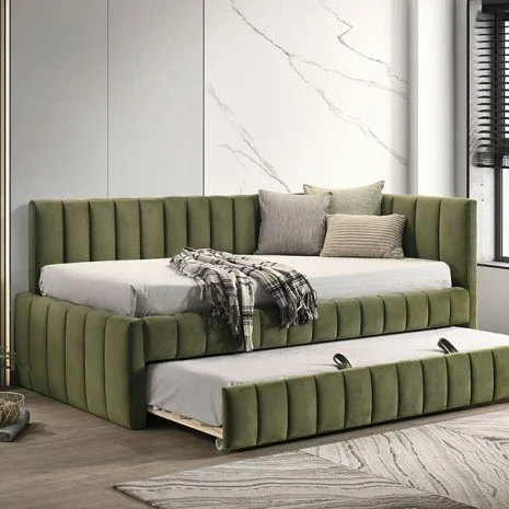 TWIN DAYBED W/ TRUNDLE     FM1206GR-BED