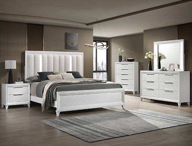 4 PC QUEEN BEDROOM SETB7300 CRESSIDA