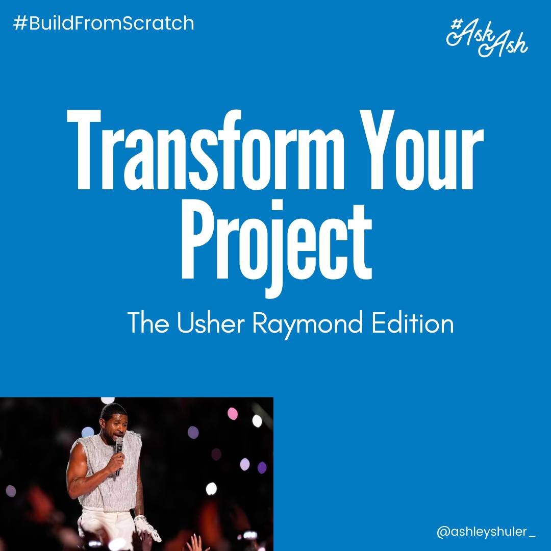 Usher Raymond IV negotiated an increase to his Superbowl halftime performance.

Typically, the NFL allows 13-minute halftime shows. 

Here's the missing headline you didn't pick up:

Just because you've used the same strategy, tools, and methods to e