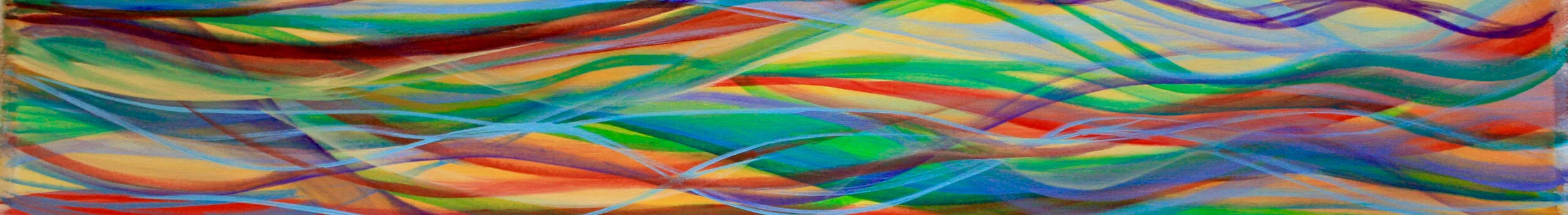 Color Party 1 - You can have an original piece of art on your table! This table runner is painted with acrylic on thick 100% cotton duck canvas. It is has a protective polymer coating, making it water and stain resistant, and easy to clean with a dam
