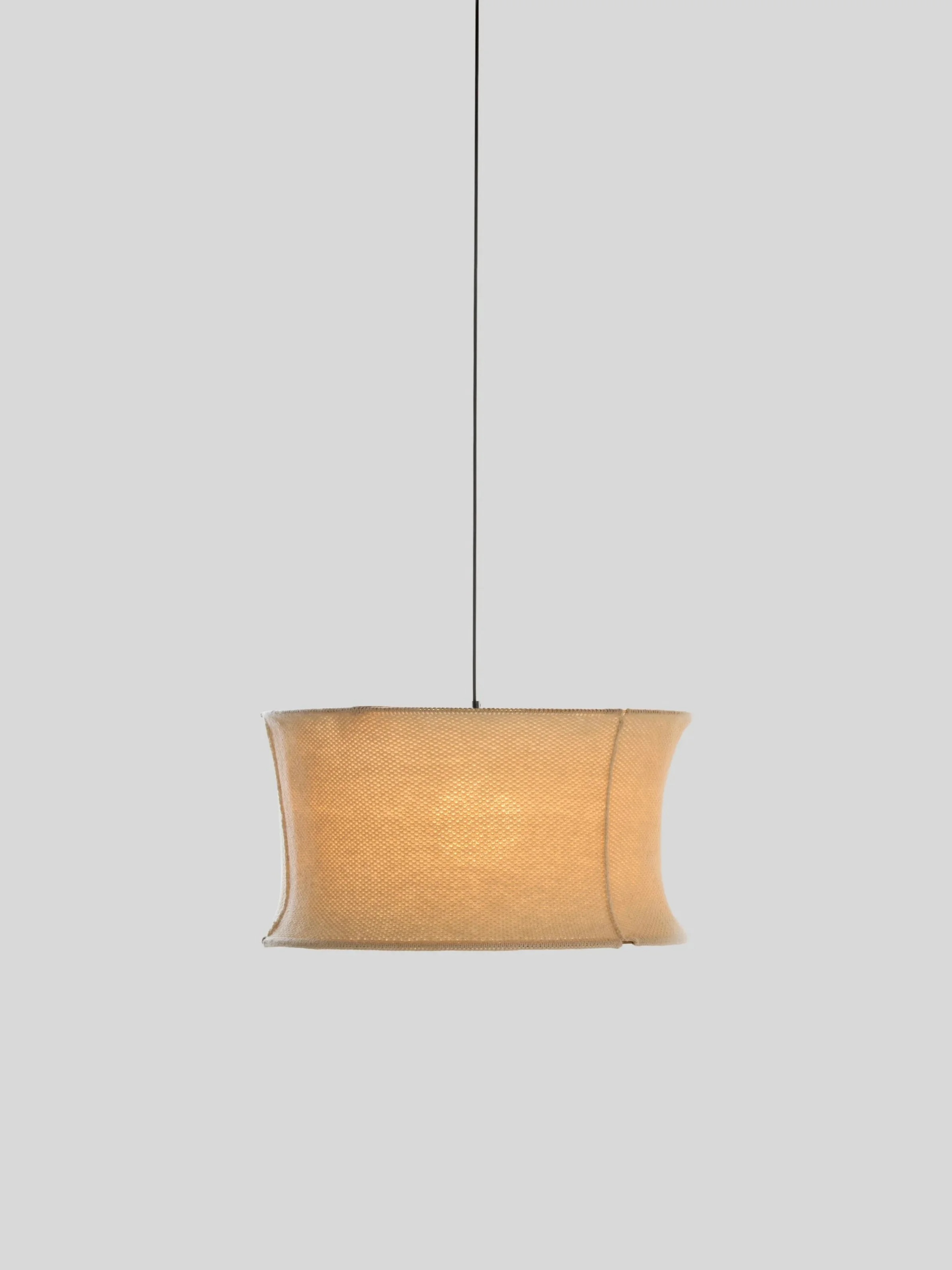 Wool Hoop 40 wool pendant light, New Zealand–made acoustic lighting
