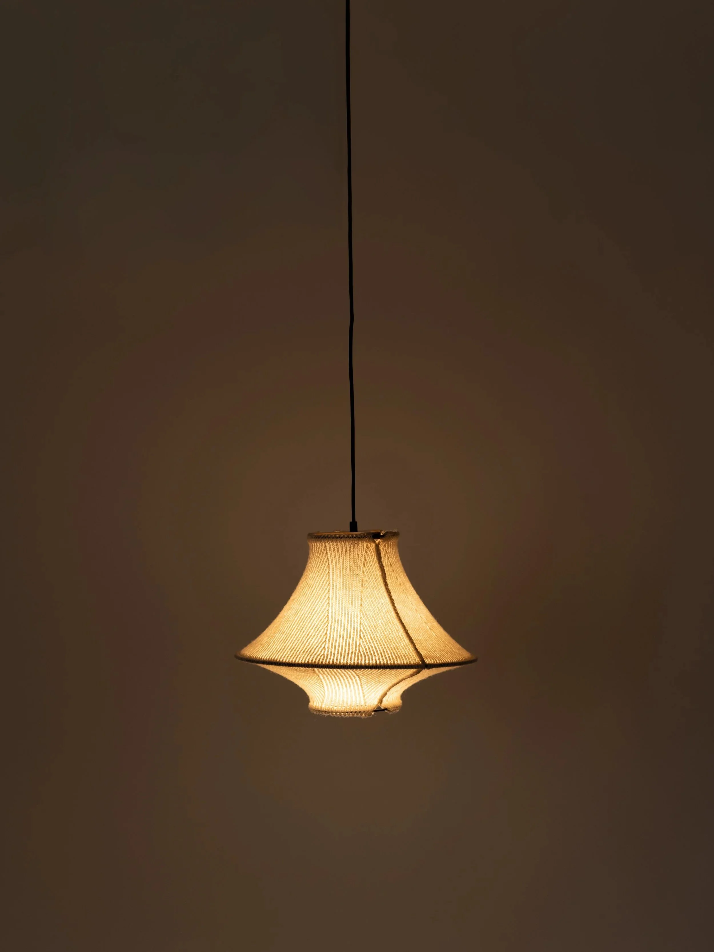 Hiwa 40 pendant light, New Zealand–made acoustic lighting