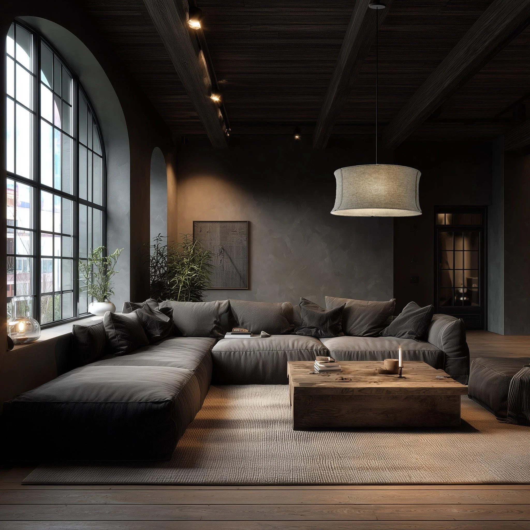 Wool Hoop 60 in Cool and Neutral toned Interiors 🩶

Here&rsquo;s how our Wool Hoop 60 looks in stunning, black and grey-toned interiors. The light grey melange Wool Marl colour is the perfect fit for these cooler spaces, adding natural warmth while 