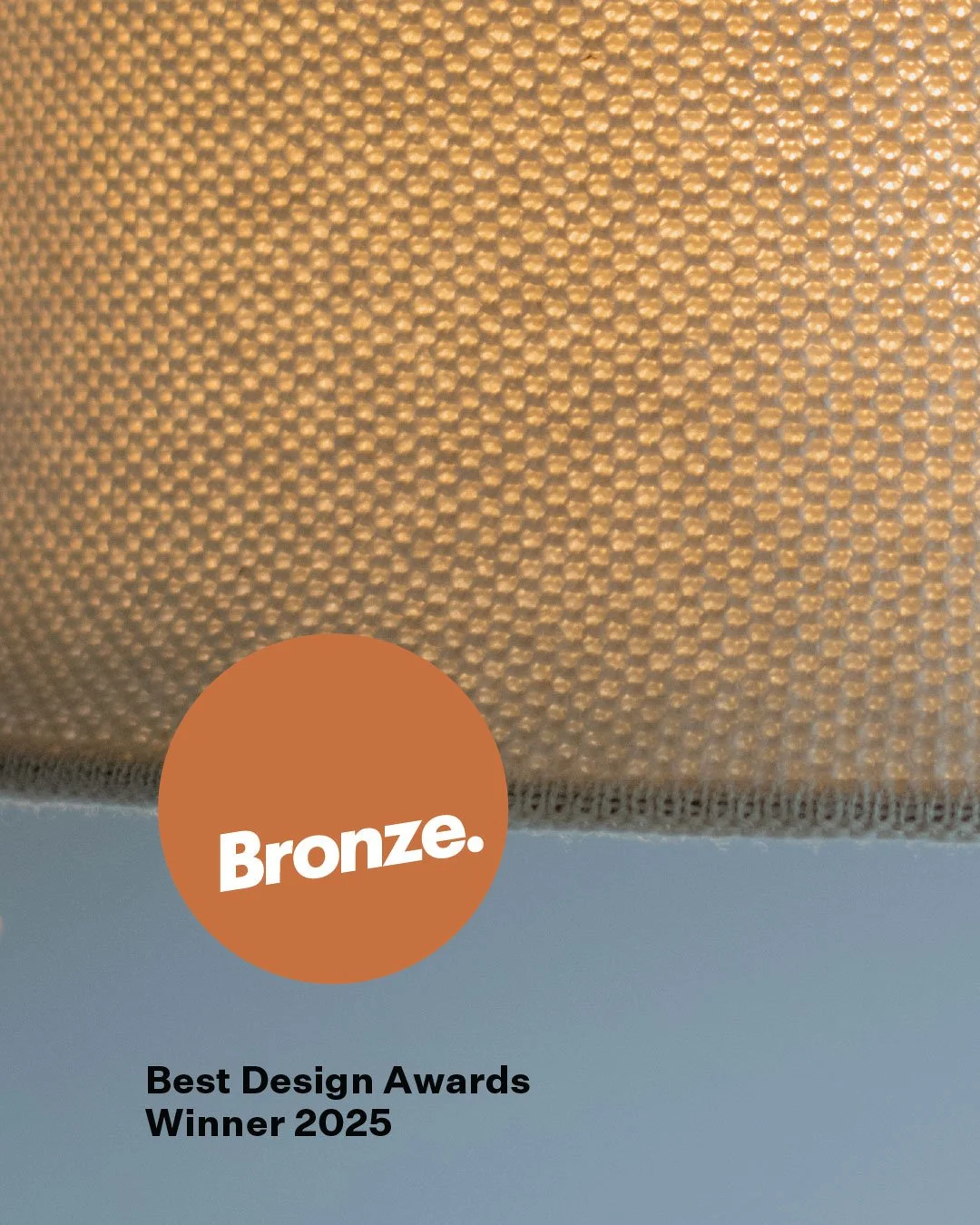 Best Awards 2025 &mdash; Product Design Category

🥉 Sustainable Product Design &mdash; Bronze
🥉 Textile Design &mdash; Bronze

💜 Our Wool Hoop lighting was also a Finalist in Lighting Design.

Grateful to see circular and regenerative design &mdas