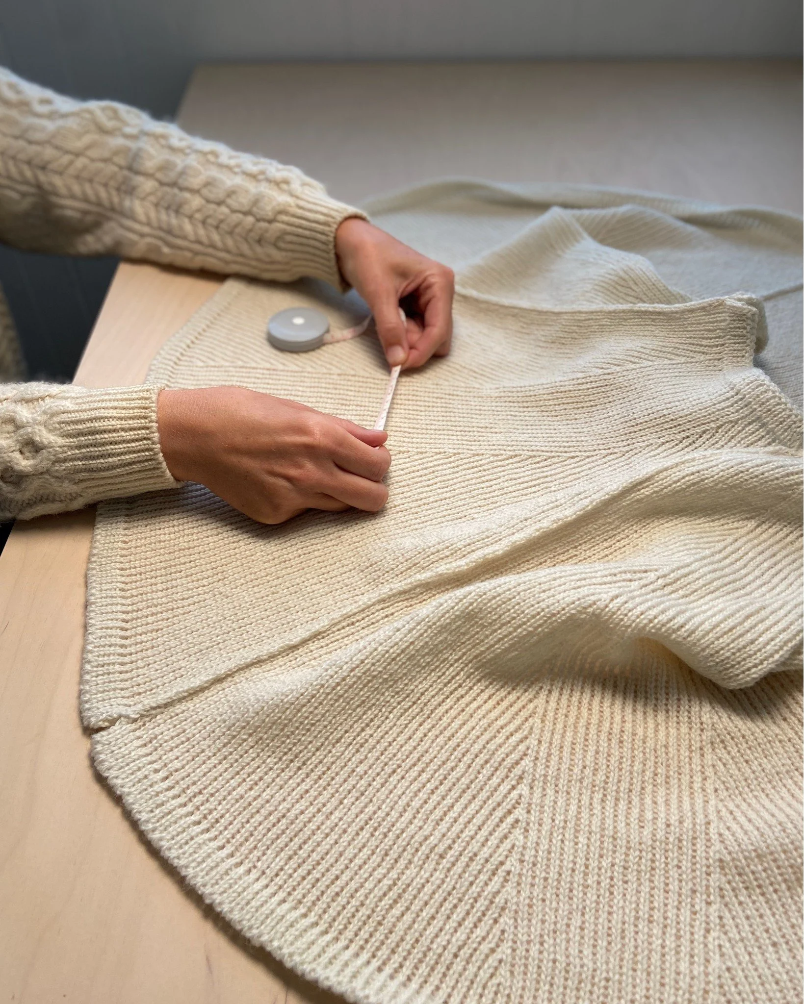 Inside the Lof Studio &mdash; hands, materials, process.

Lof is a design practice, shaped by slow making and a deep respect for materials. This is where every Wool Hoop begins: sketches, prototypes, small experiments, and the kind of quiet work that