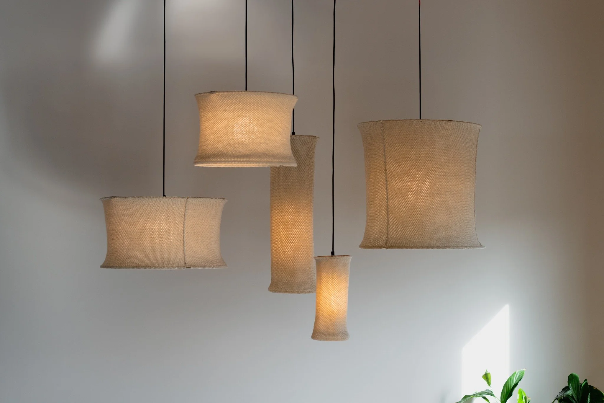 Unique silhouettes and warm shadows

Our wool lights are designed with simple, sculptural shapes that let the natural texture of wool shine. Choose from a range of silhouettes, sizes and tones to create a light that feels uniquely yours &mdash; soft,