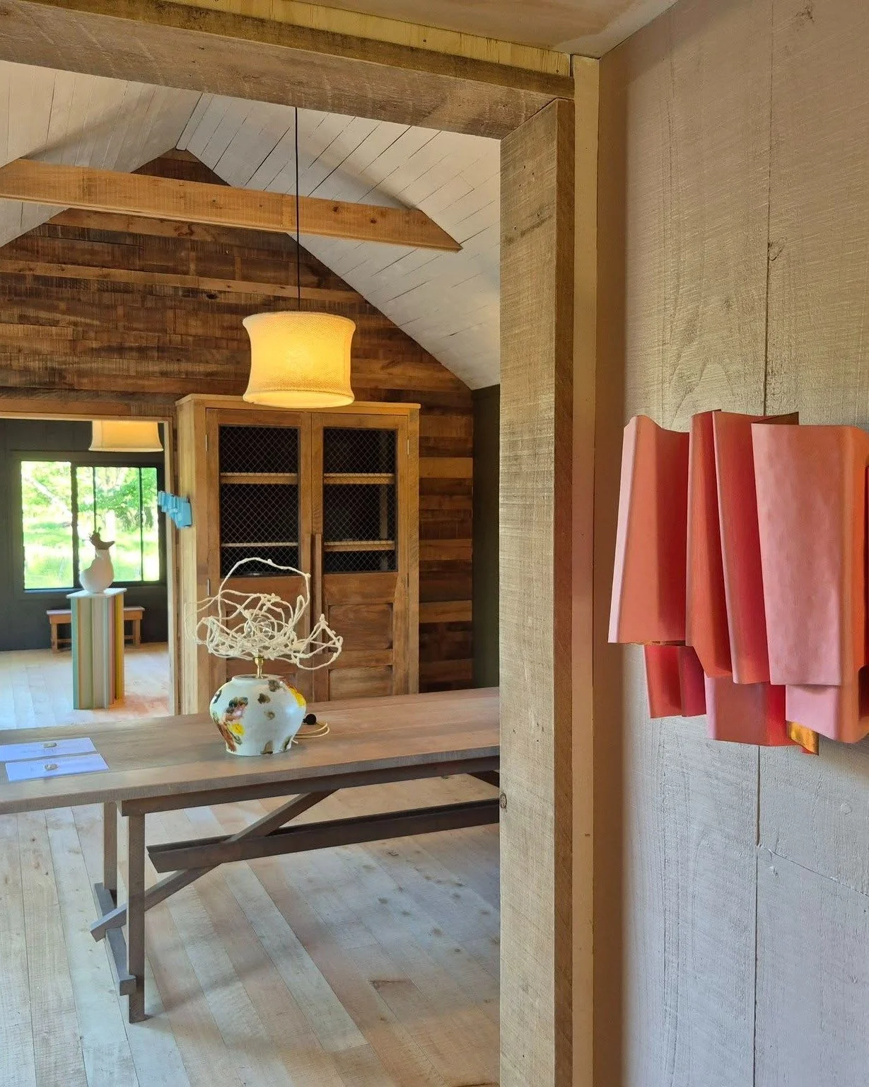 Where art, architecture, and lighting meet.

We&rsquo;ve loved seeing our Wool Hoop on display at the Orchard House in Matakana &mdash; a gallery space and experimental build designed by Mike Petre. It&rsquo;s a deeply personal, craft-led project, an