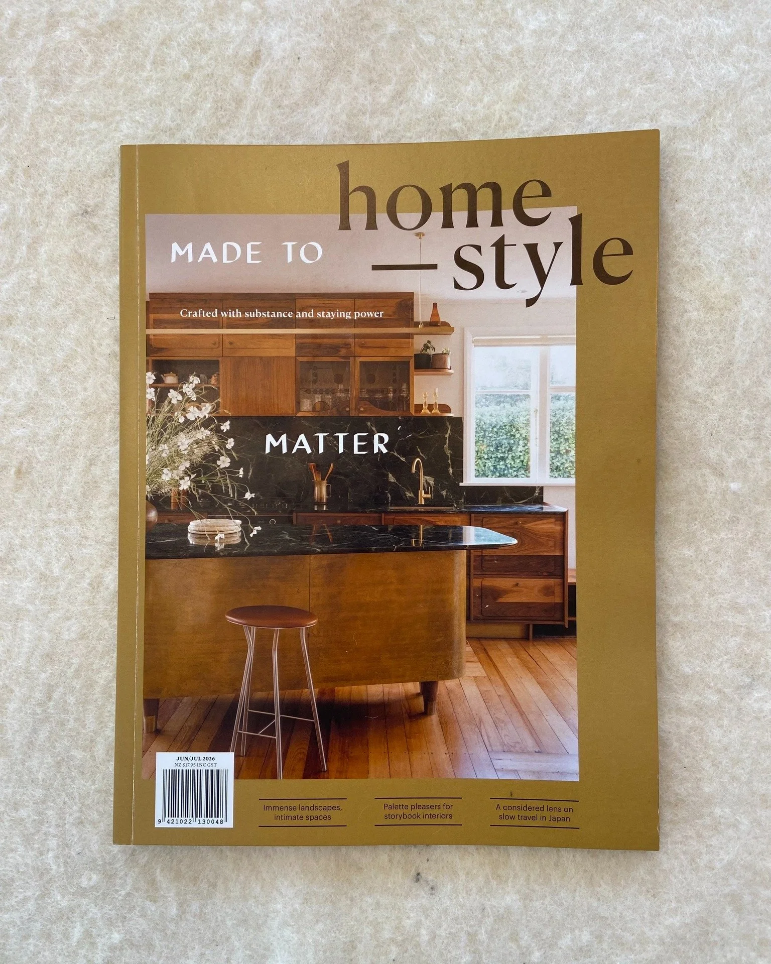 Honoured to be featured in the June issue of @homestylemag alongside our friend Raimana Jones of @atelierjonesdesign with their beautiful project featured on the front cover. A huge thank you and aroha to @alice.lines for sharing our story in The Las