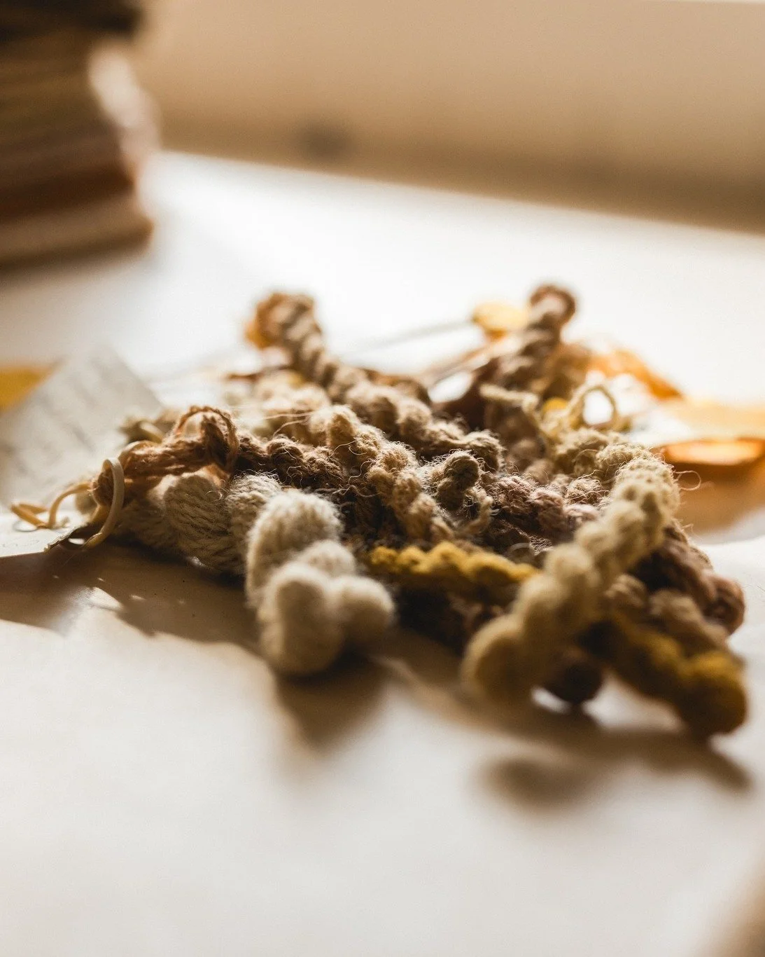 Behind Harakeke Gold

Colour is at the heart of the Harakeke Gold collection, and creating it is a slow, sometimes painstaking, hands-on process.

We spent years developing a small-scale plant-dyeing process using locally foraged harakeke and other o