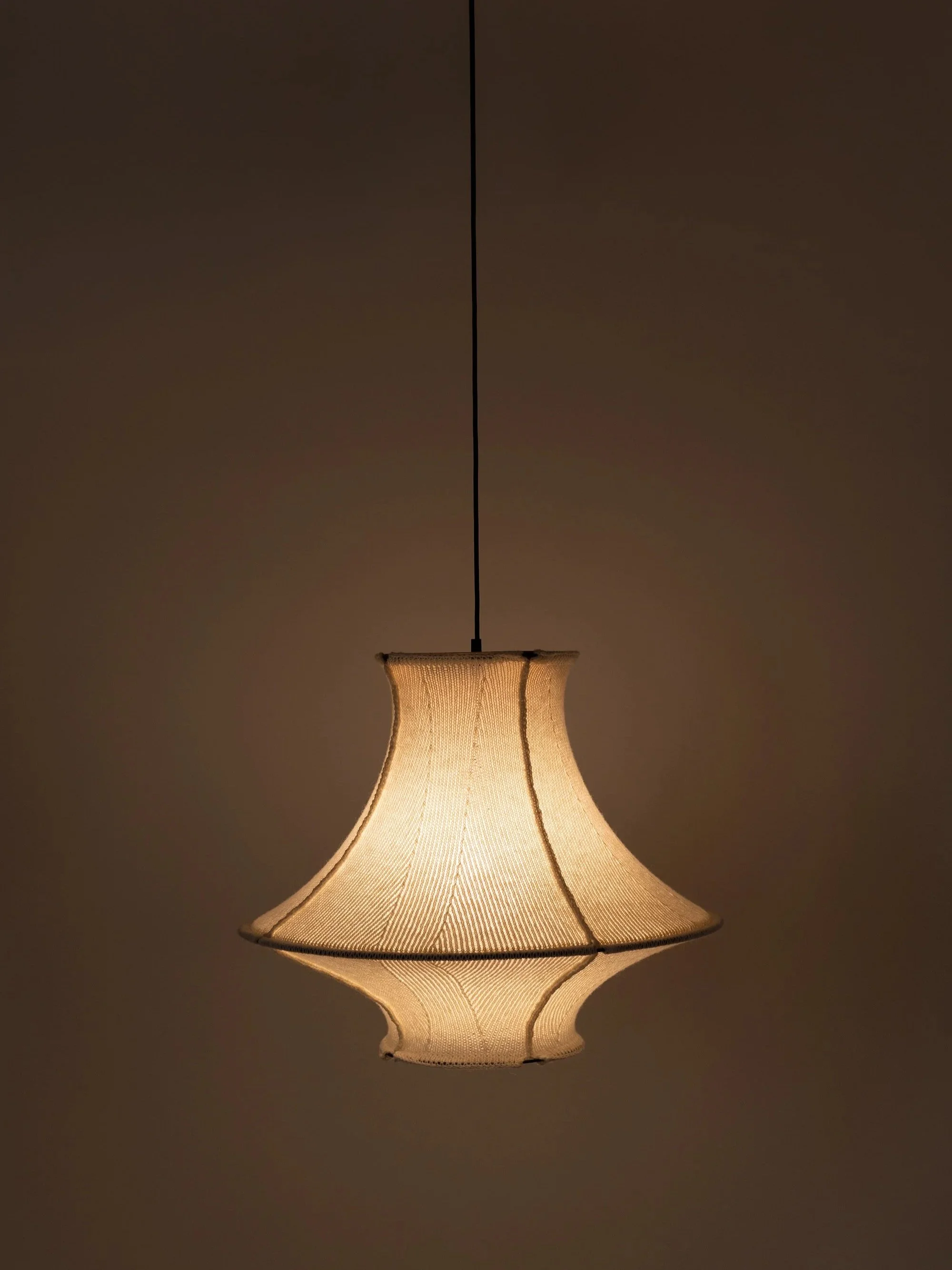 Hiwa 60L pendant light, New Zealand–made acoustic lighting