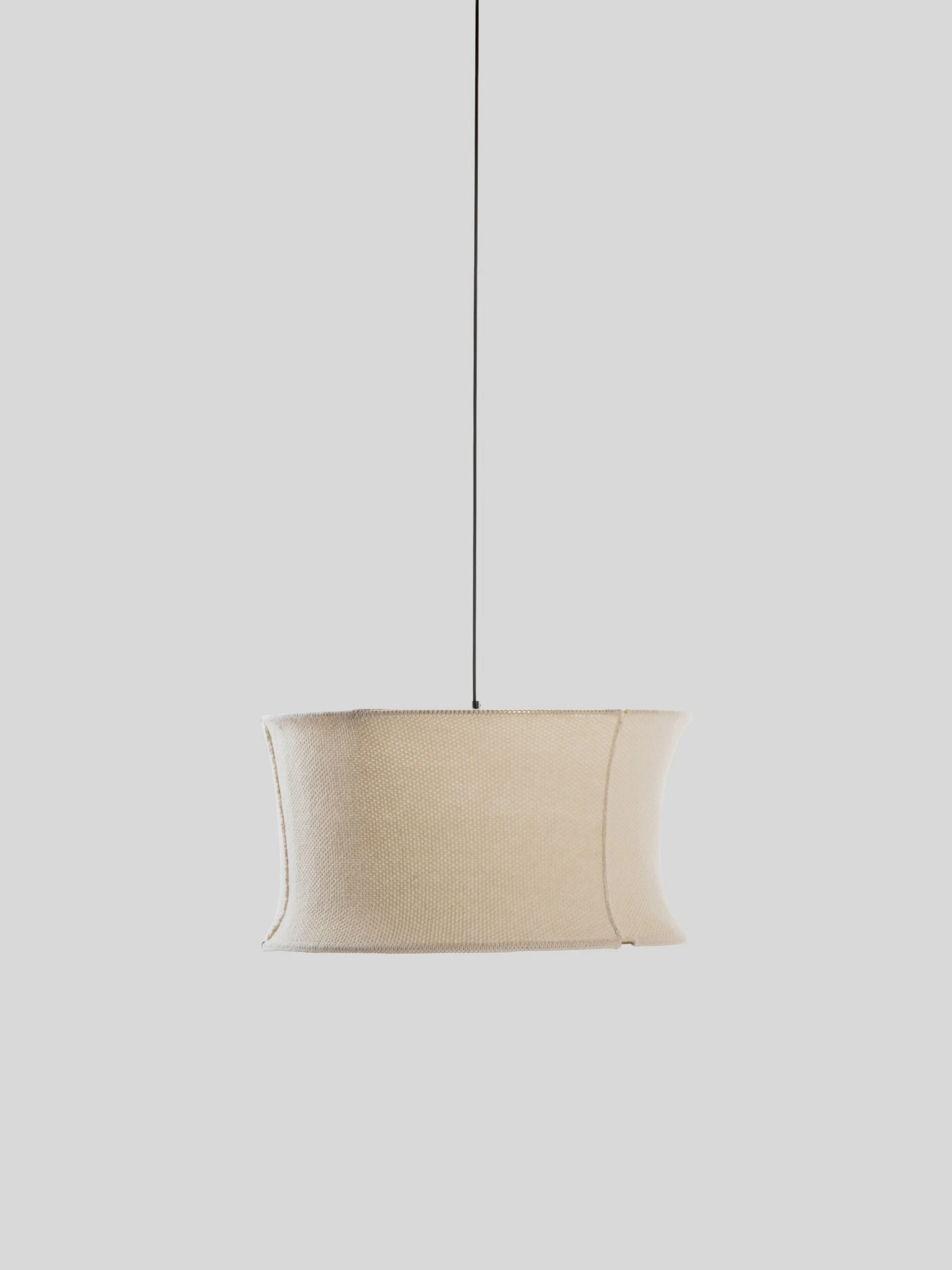 Wool Hoop 40 wool pendant light, New Zealand–made acoustic lighting