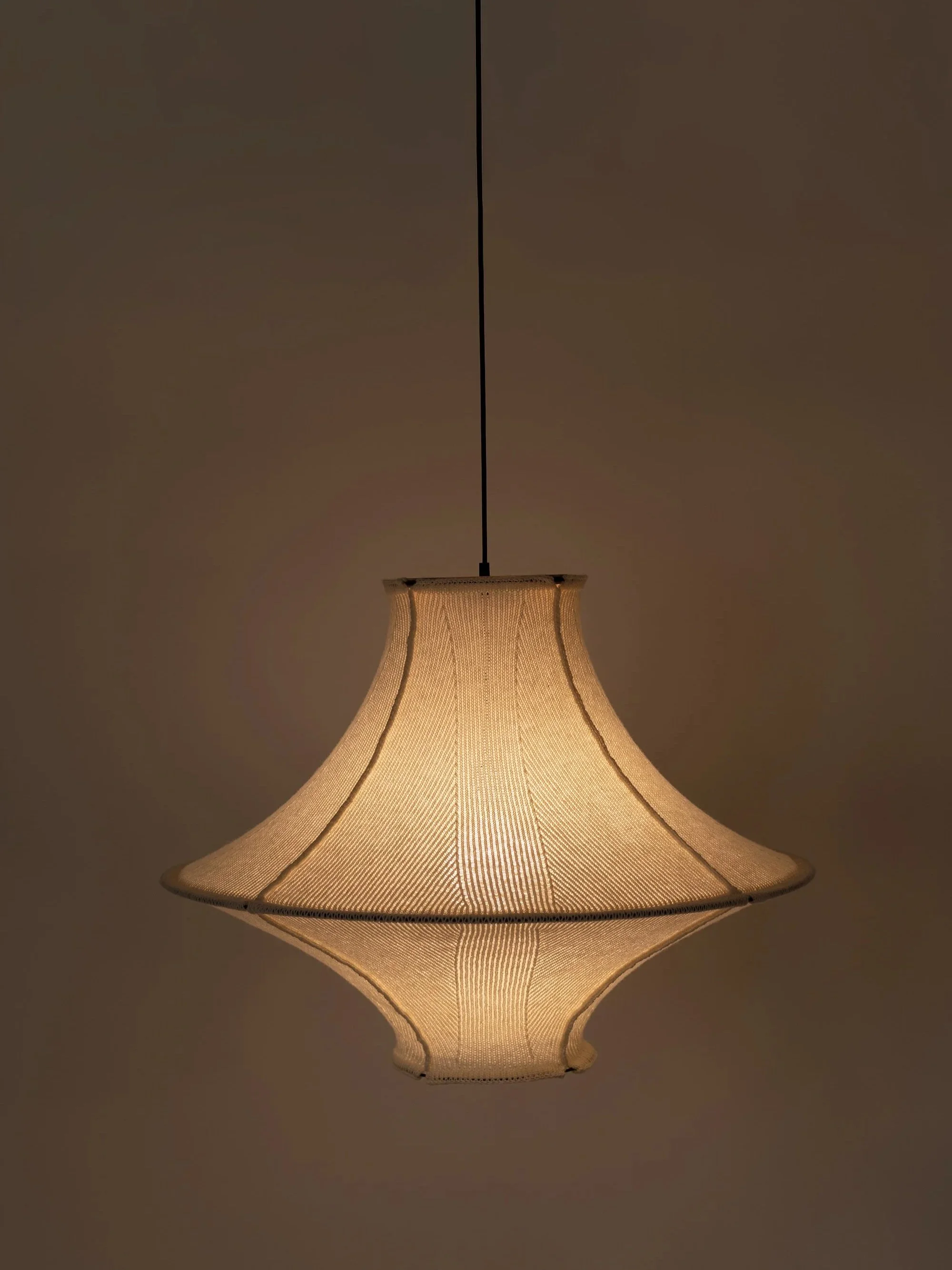 Hiwa 80 pendant light, New Zealand–made acoustic lighting