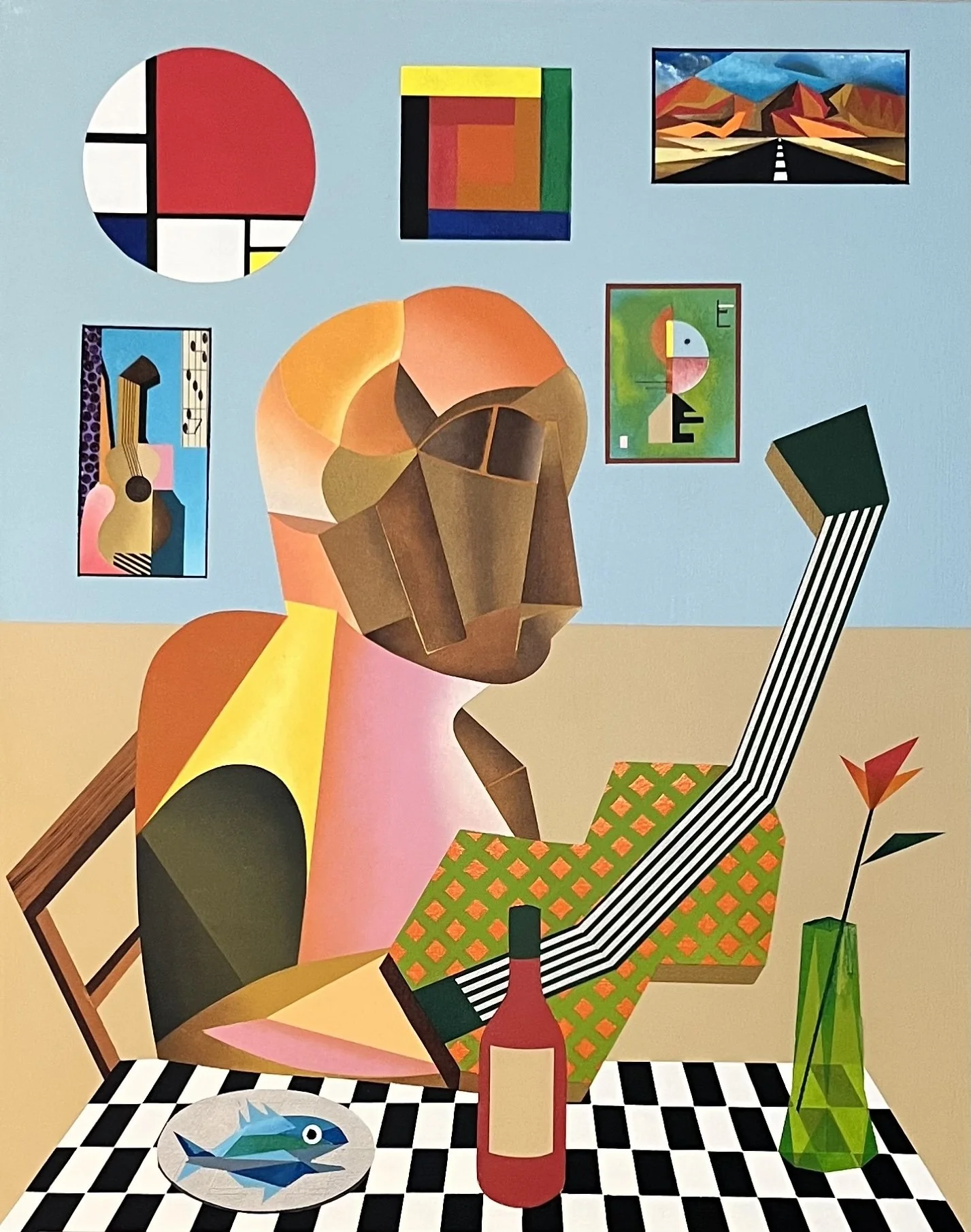 "Gabo's Head 02" by Gene Jones