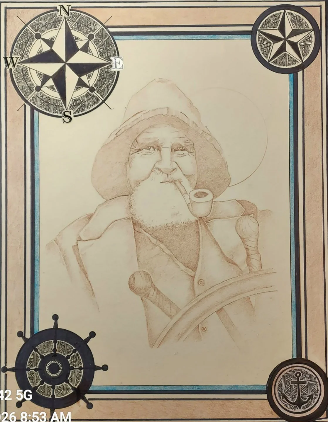 The Old Sea Captain by ken caperton