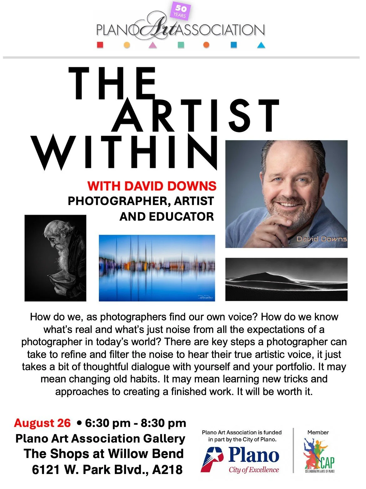 "The Artist Within" with David Downs