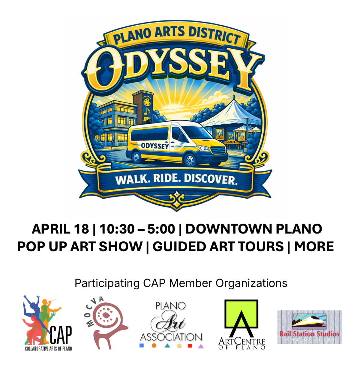 Odyssey: Walk. Ride. Discover. Tour &amp; Pop-Up Event