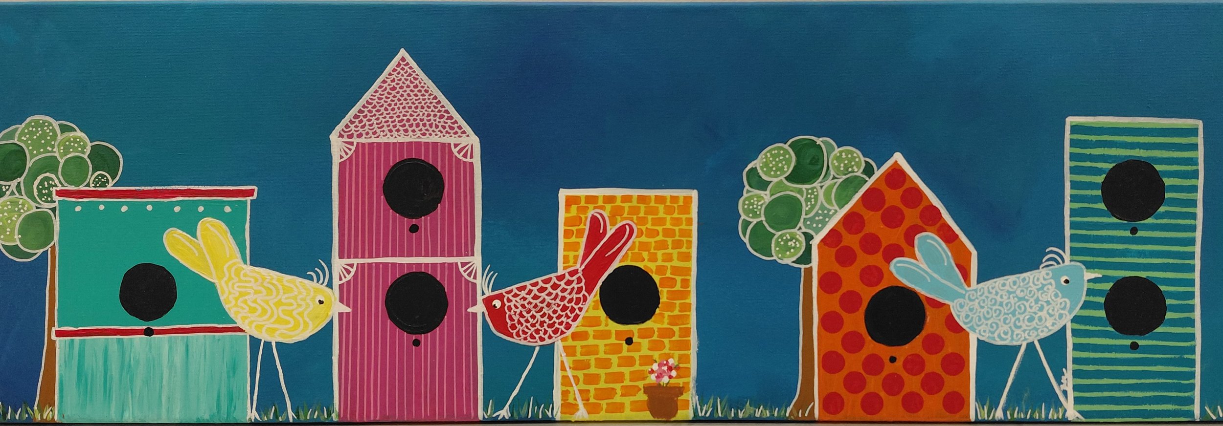 "Birdville III" by Rebecca Archuleta