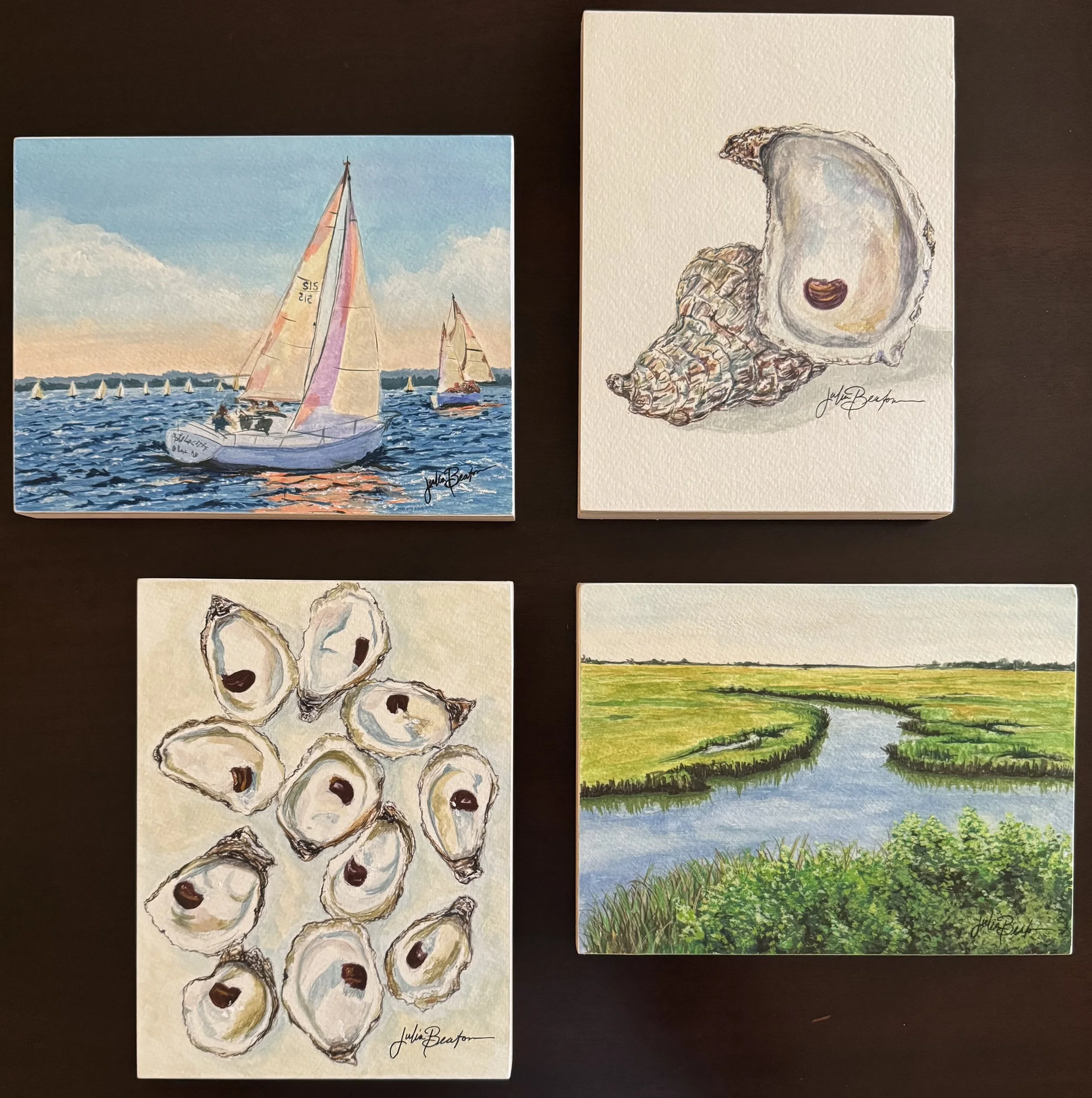 "Maryland Shore Polyptych" by Julia Beaton