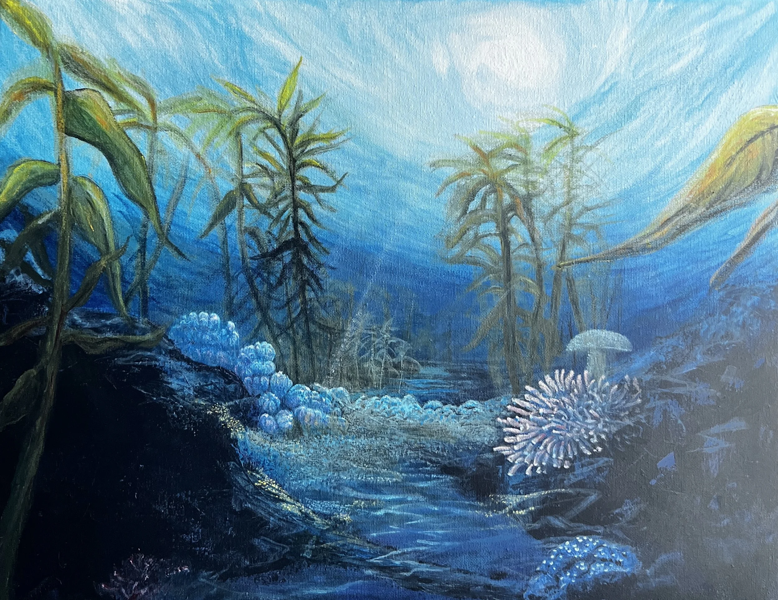 "Morning on the Seamount" by Gwen Fine Roberts