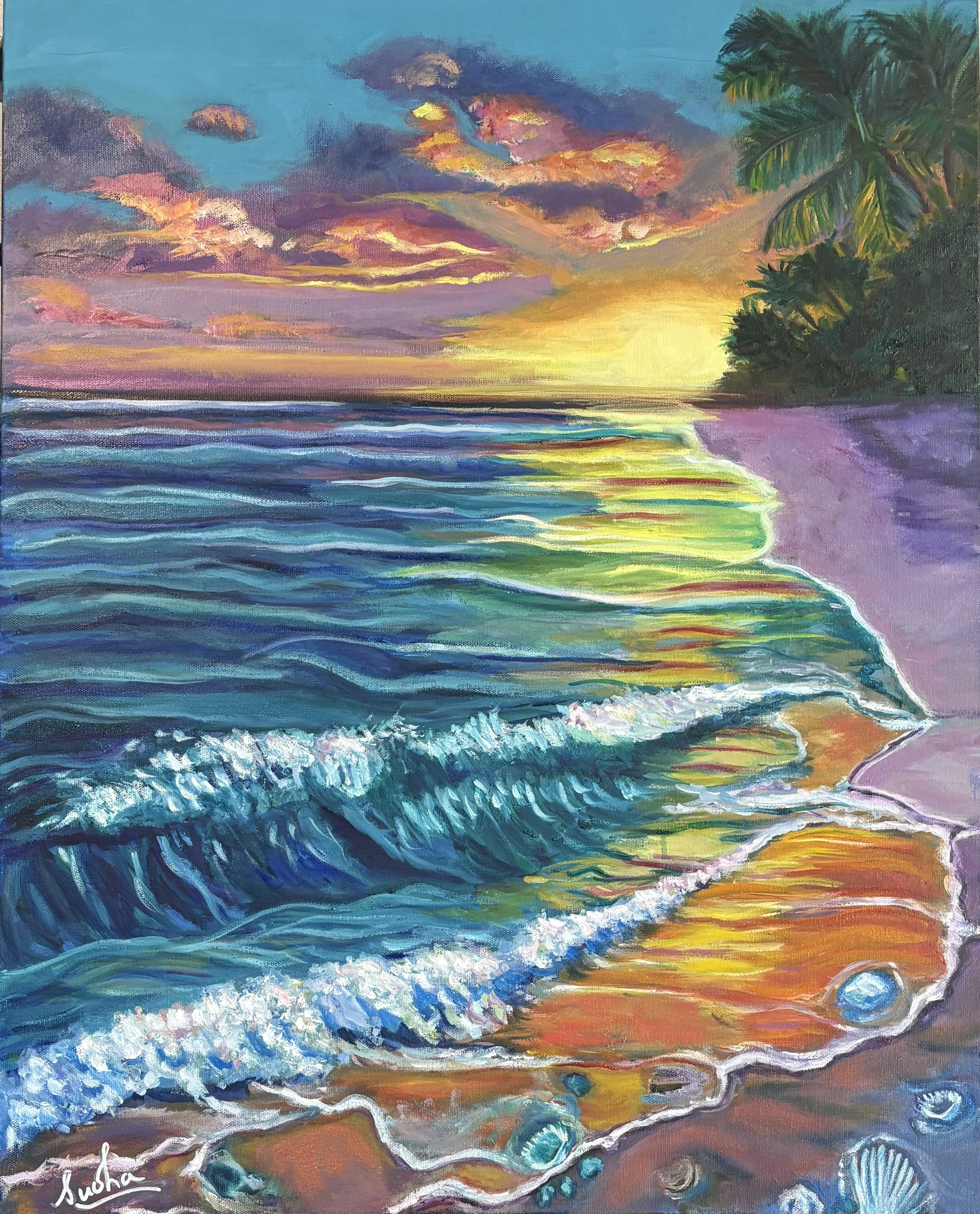"Golden Awakening" by Sudha Seshagiri