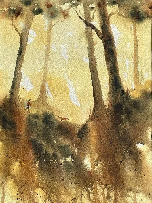 "Morning Hike" by Terri Hennessy