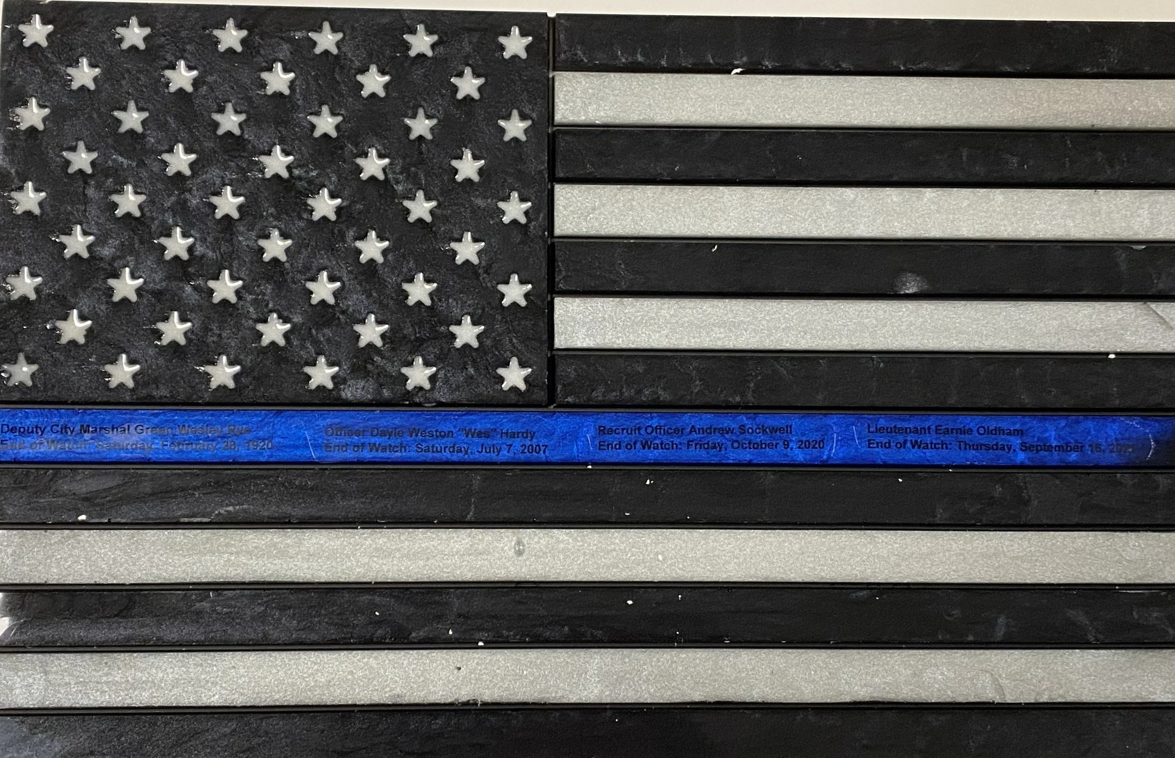 "Thin Blue Line" by Melissa Dillow
