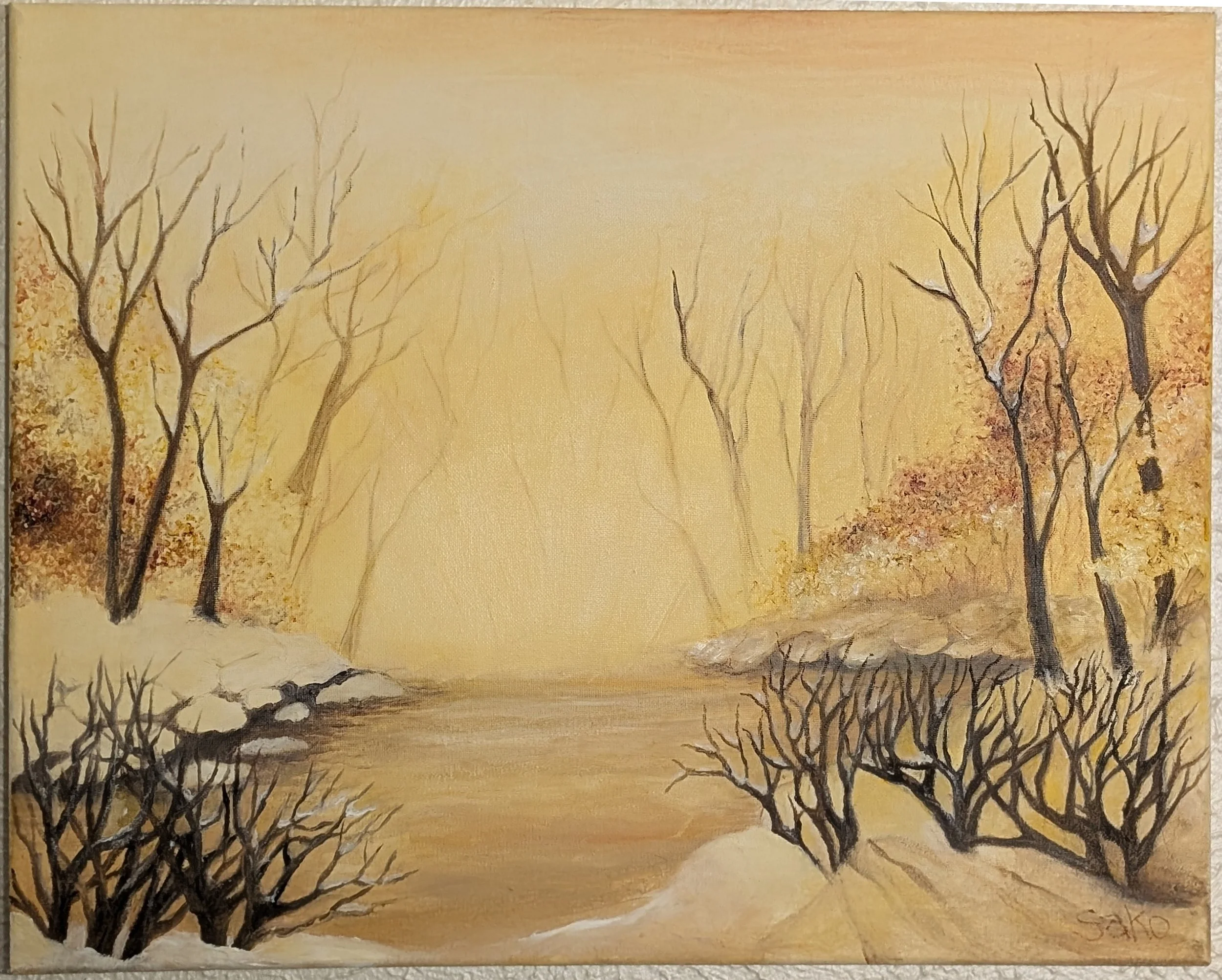"Golden Pond" by Donna Sako