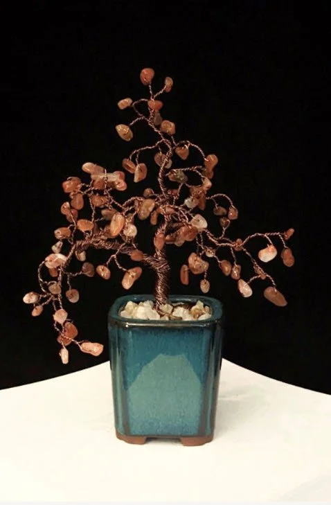 Wire Bonsai Tree by Linda Clary