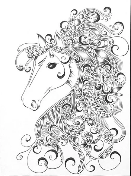 "Horse of Waves" by Yuliia Fesan