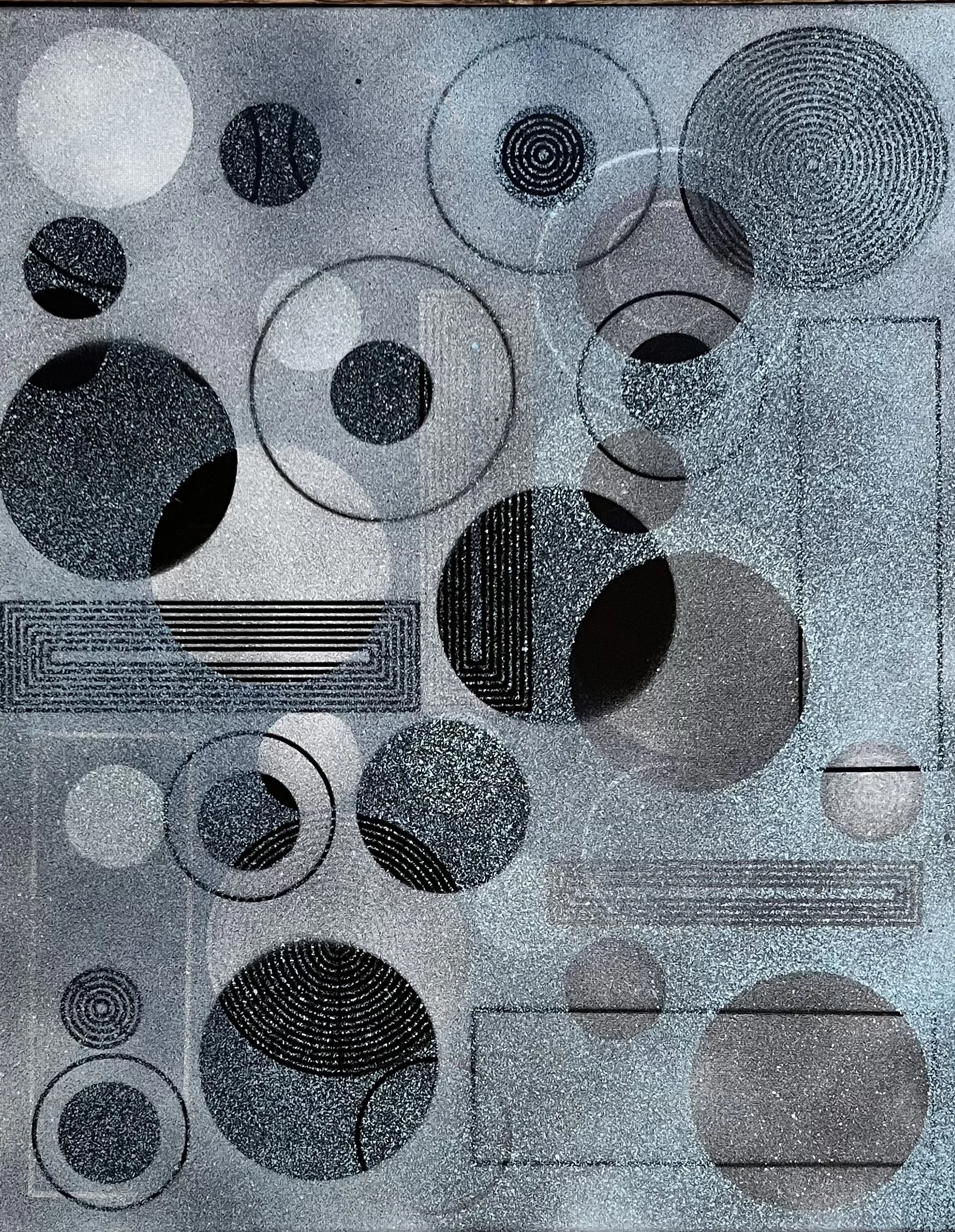 "Geometric Silhouettes#3" by Gene Jones