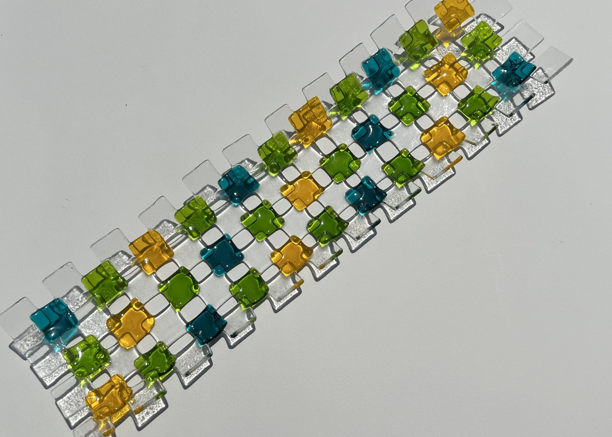 "SpringPeaMari Open Weave Serving Tray" by Sandy Drexel