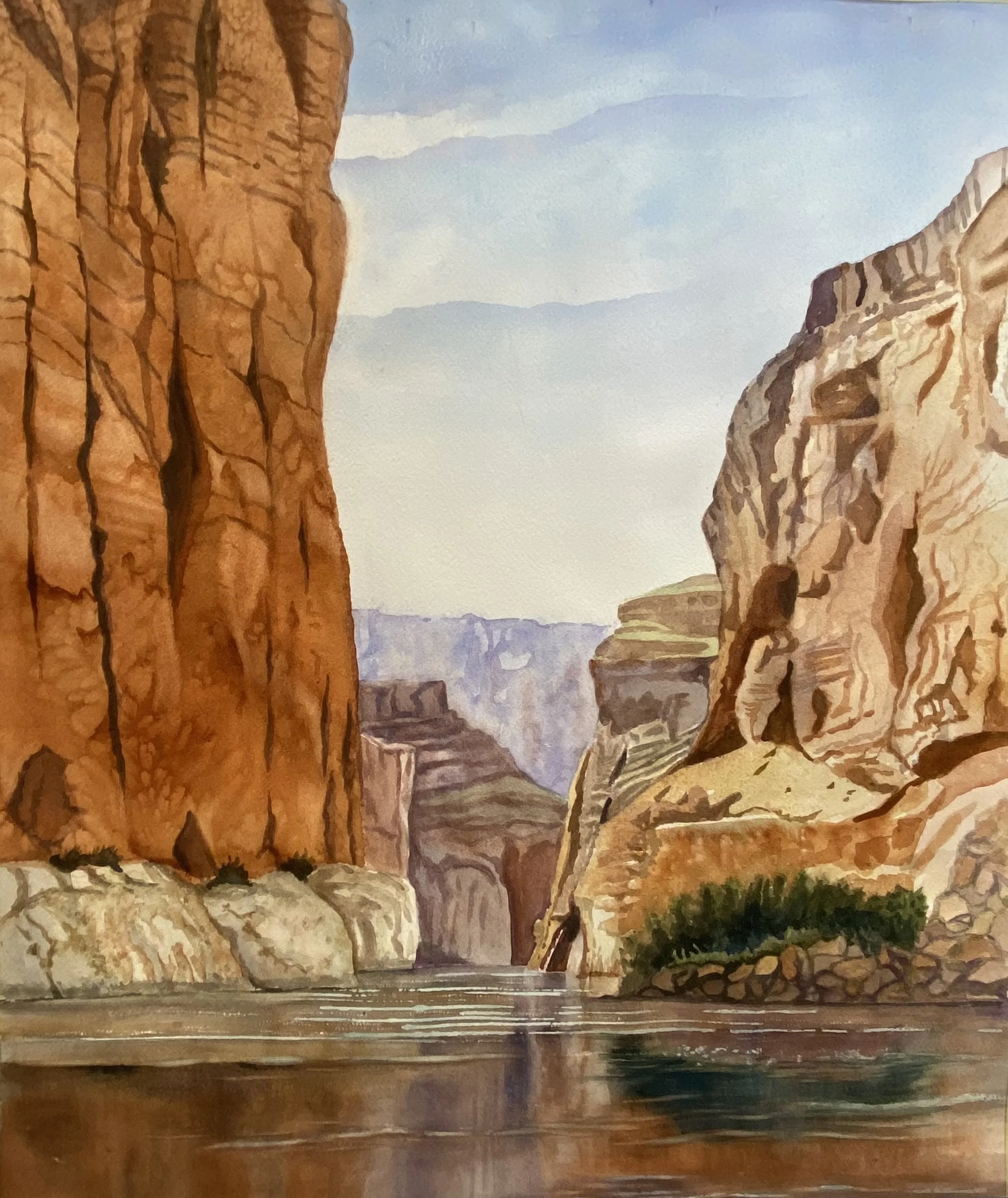 "Red Wall in the Canyon" by Barbara Dubovsky